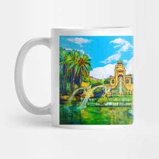 Barcelona. Great cascade. Mug